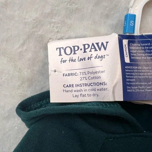 New Top Paw Hooded Sweatshirt for dogs with pocket - Picture 7 of 7